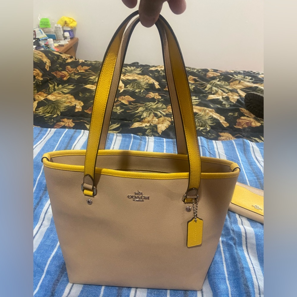 Beautiful Coach bag with matching wallet